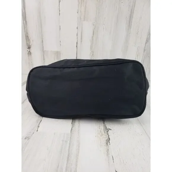 Murval Paris Black Faux Fur Tote Bag Women's Purse Monogram RSL - Picture 8 of 12